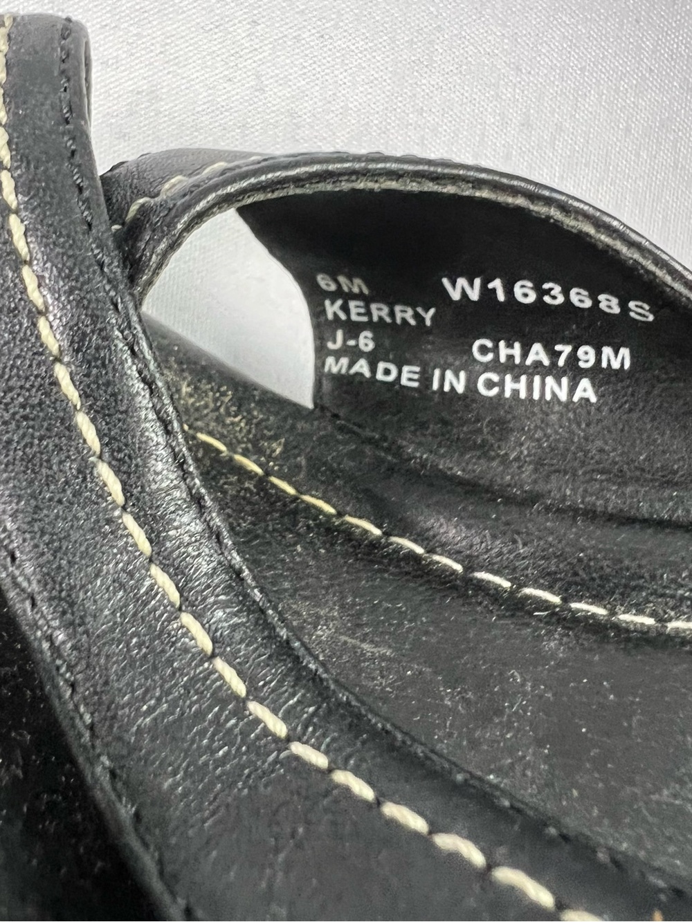 Tommy Hilfiger Kerry Black Sandal Wedge Size 6 - Picture 6 of 11